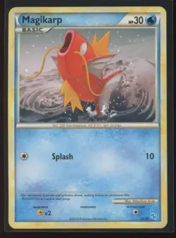 2010 HeartGold & SoulSilver Magikarp Basic/Common #12 Pokemon Card - Image 1