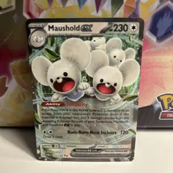 Pokemon TCG Maushold Ex 155/182 S&V Paradox Rift NM - Image 1