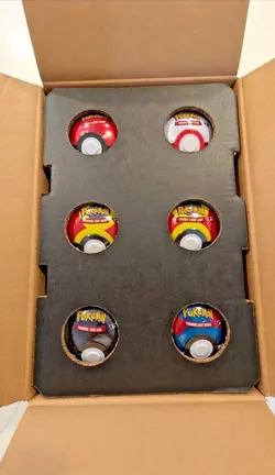 6 x Pokemon TCG Pokeball Tins - 18 Booster Packs Factory Sealed Costco - Image 2
