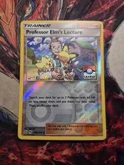 Professor Elm's Lecture 188a/214 Pokemon TCG League Challenge 2nd Place Promo LP - Image 1