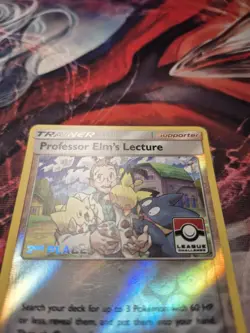 Professor Elm's Lecture 188a/214 Pokemon TCG League Challenge 2nd Place Promo LP - Image 2