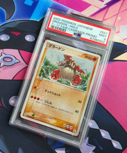 Groudon - 2003 Pokemon Japanese 7-11 Fair Campaign Promo 027/ADV-P Holo - PSA 9 - Image 1
