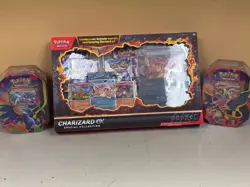 Pokemon Charizard Ex and 2X tin Combo - Image 1