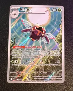 Ninjask 137/132 IR Illustration Rare Holo Pokemon 2025 Mega Evolution NM - Image 1