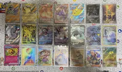 Pokemon TCG Card Lot 21 Cards EX V Vstar Illustrator Trainer Full Art NM-M - Image 1
