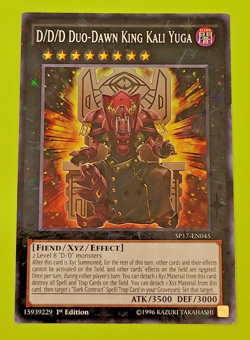 Yu-Gi-Oh D/D/D Dou-Dawn King Kali Yuga 1st Edition Starfoil SP17-EN045 Nm - Image 1