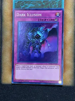 Yugioh Dark Illusion DESO-EN060 Super Rare 1st Ed LP - Image 1
