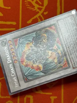 YUGIOH IRON CHAIN DRAGON RARE EXCELLENT CSOC-EN040 - Image 4