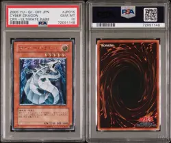 2005 YU-GI-OH! CYBER DRAGON CRV-JP015 ULTIMATE RARE PSA 10 - Image 3