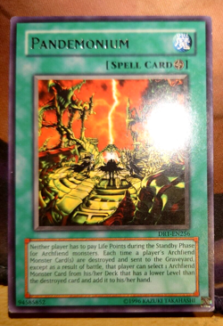 YUGIOH PANDEMONIUM RARE DR1-EN256 - Image 1
