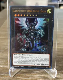 2 X Yu-gi-oh! TCG Galaxy-Eyes Full Armor Photon Dragon RA01-EN037 ULTRA NM - Image 1