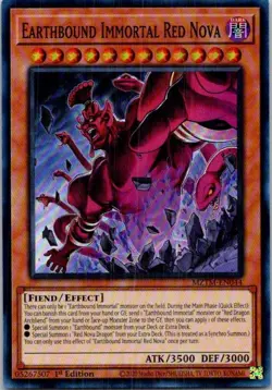 Earthbound Immortal Red Nova MZTM-EN044 Yu-Gi-Oh! Near Mint - Image 1