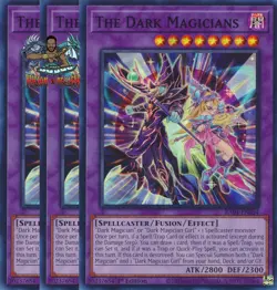 Yugioh! 3x The Dark Magicians RA04-EN054 Ultra Rare 1st Ed NM - Image 1