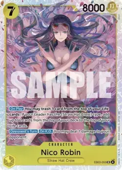 Nico Robin (055) EB03-055 Extra Booster: One Piece Heroines Edition Foil - Image 1