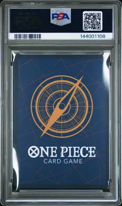 2025 ONE PIECE OP11-A FIST OF DIVINE SPEED TREASURE RARE #015 LUCKY ROUX PSA 10 - Image 2