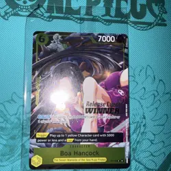 One Piece Boa Hancock Pre Release Event Winner P-115 Sealed Holo Stamp Op-15 - Image 1