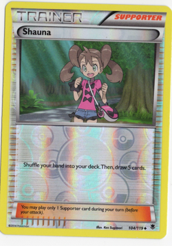 Shauna 104/119 Phantom Forces Reverse Holo Pokemon Card - Image 1