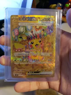 Pikachu UR 136/106 SV8 Super Electric Breaker - Japanese Pokemon Card - 2024 - Image 1