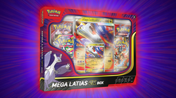 Pokemon Trading Cards, Mega Latias ex Box with Foil and Oversize &4Booster Packs - Image 1