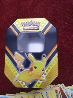Pokemon Trading Cards Bundle 300+ Cards & Pikachu Tin - Image 2