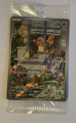 Charmander SVP044 Sealed Black Star Promo Card Obsidian Flames ETB - Image 1