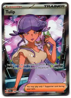 Tulip 244/182 - Paradox Rift Ultra Rare Pokemon TCG - LP Card - Image 1