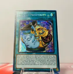 Yugioh TCG Pot of Prosperity MP22-EN037 2022 Tin of the Pharaoh's Gods 1st Editi - Image 1