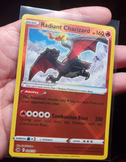 Radiant Charizard 020/159 Crown Zenith Ultra Rare Holo Pokemon Card NM - Image 3
