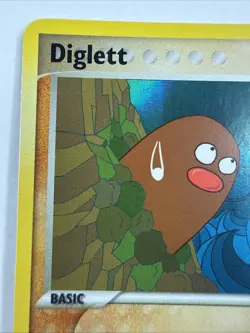 DIGLETT Holo 50/100 COMMON EX Crystal Guardians STAMPED Pokemon Card 2006 NM - Image 2
