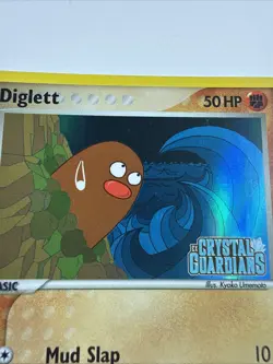 DIGLETT Holo 50/100 COMMON EX Crystal Guardians STAMPED Pokemon Card 2006 NM - Image 4