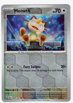PERSIAN #49/64 & MEOWTH #48 -2 SHROUDED FABLE POKEMON CARDS -REVERSE HOLO NM/M - Image 3