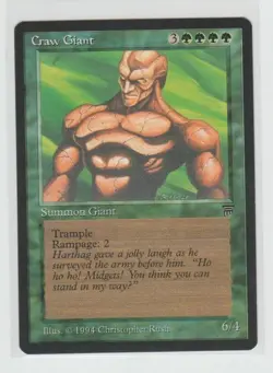 Magic the Gathering ~ MTG ~ 1x Craw Giant ~ LEGENDS ~ MP - Image 1