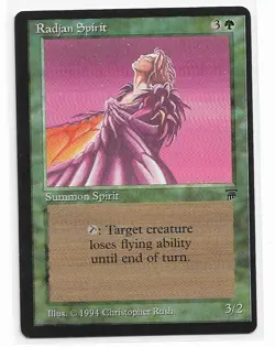 Magic the Gathering ~ MTG ~ 1x Radjan Spirit ~ LEGENDS ~ M/NM - Image 1