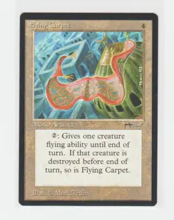 Magic the Gathering ~ MTG ~ 1x Flying Carpet ~ LP ~ Arabian Nights - Image 1