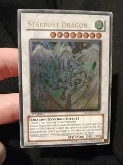 Yugioh Stardust Dragon TDGS-EN040 Ultimate Rare 1st First Edition Eng - Image 1