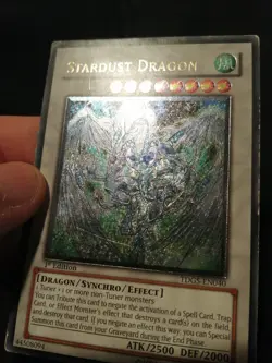 Yugioh Stardust Dragon TDGS-EN040 Ultimate Rare 1st First Edition Eng - Image 2