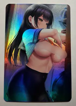 SEXY HEROINE WAIFU Kase Daiki Original Girl ACG PREMIUM HOLOFOIL CARD NM - Image 1