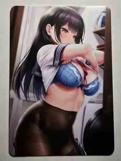 SEXY HEROINE WAIFU Kase Daiki Original Girl ACG PREMIUM HOLOFOIL CARD NM - Image 2