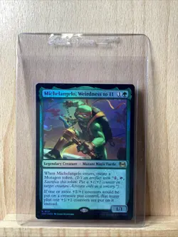Michelangelo, Weirdness to 11 (Borderless) Teenage Mutant Ninja Turtles Foil - Image 1