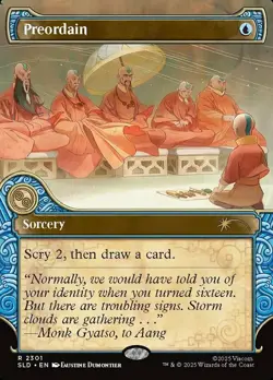 MTG Preordain (2301) - Rainbow Foil, NM-Mint, English Secret Lair Drop Series - Image 1