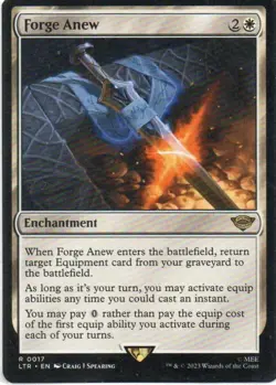 MTG: The Lord of the Rings: Forge Anew: Lightly Played Condition - Image 1