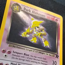 Dark Alakazam - (LP) Team Rocket Holo 1/82 2000 English Pokemon TCG - Image 3