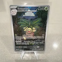 Pokemon TCG Exeggutor 135/132 ME01: Mega Evolution Illustration Rare Near Mint - Image 1