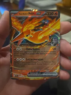 Team Rockets Moltres EX [HOLO] - 031/182 - DESTINED RIVALS DRI POKEMON - NM - Image 1