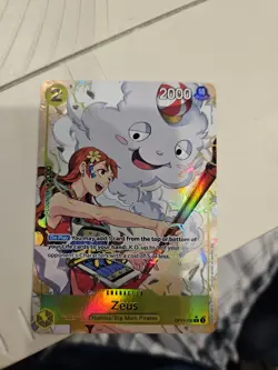 Zeus OP11-106 Nami Alternate Art One Piece Card English A Fist of Divine Speed - Image 1