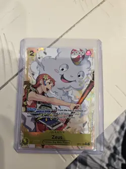 Zeus OP11-106 Nami Alternate Art One Piece Card English A Fist of Divine Speed - Image 2
