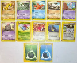 Lot of 12 Pokemon Cards from Expedition, Sandstorm & EX Dragon 2002/03 - HP/MP - Image 1