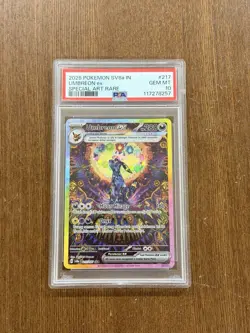 Pokemon Bahasa Indonesia Language PSA 10 Umbreon ex SAR SIR sv8a 217/187 - Image 1