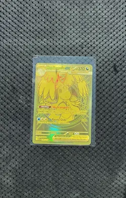 Pokemon TCG: Ascended Hero’s MEGA DRAGONITE EX 295/217 GOLD HYPER RARE - Image 1