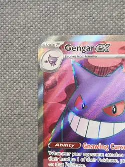 Pokemon TCG Gengar ex 193/162 Full Art Ultra Rare Temporal Forces NM - Image 3
